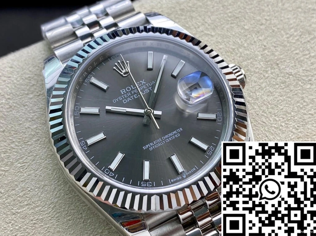 Dial Grey Factory Datejust Rolex EW M126334-0014 0112